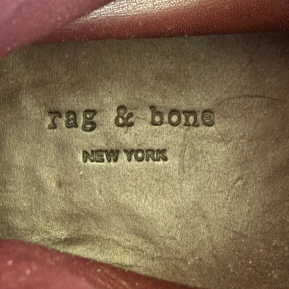 RAG & BONE EMIL Black Combat Boots Women’s Size 38/US 8 - Picture 7 of 8